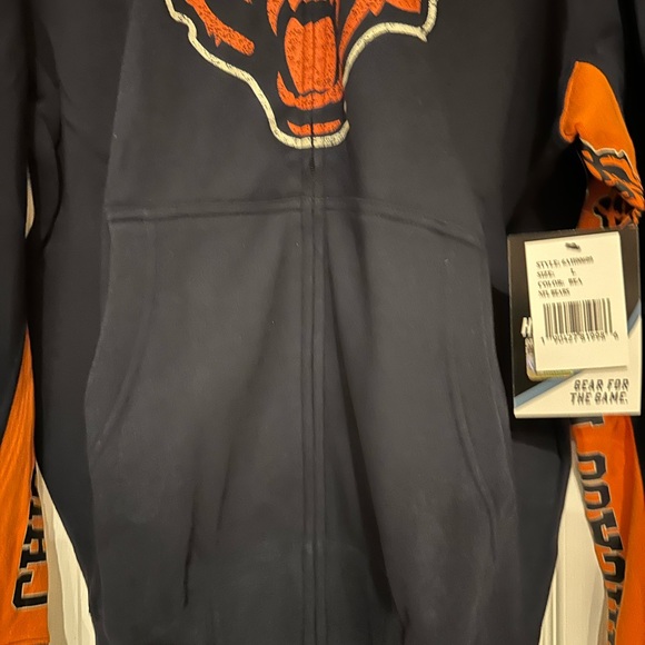 NFL Chicago Bears Hands High Game Day Full Zipper Fleece Hoodie L - Picture 5 of 5